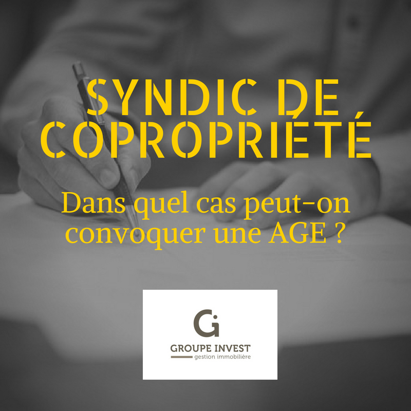"Dans quel cas peut-on convoquer une assemble gnrale extraordinaire ?"